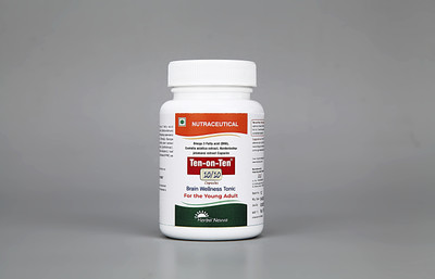 HERBA NEUVA Ten on Ten Power of Omega -3 (DHA) With Herb Extract- 60 Capsules(60 Capsules)