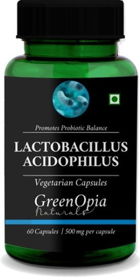 GreenOpia Lactobacillus Acidophilus Probiotic 5 billion CFU Supplement for Men & Women(60 Capsules)