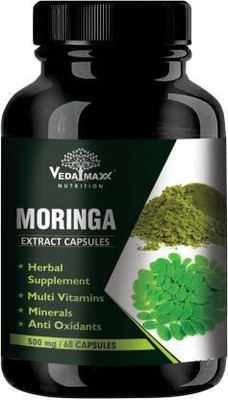 VEDA MAXX Moringa Extract Capsules Supplement 500mg Pack 1(60 Tablets)