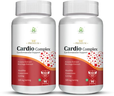 Healthy Nutrition Cardio Complex 90 caps with Coenzyme Q10 Support Heart Health Pack of 2(2 x 90 Capsules)