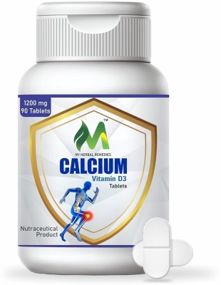 my herbal remedie s Calcium Tablets For Women & Men Bone Health & Joint Support 1200 mg 90 Tablets(90 x 1222.22 mg)