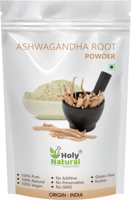 Holy Natural ASHWAGANDHA ROOT POWDER - 500 GM(500 g)