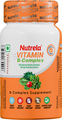 NUTRELA Daily Energy Capsules With Vitamin B-Complesand Herbal(30 Capsules)