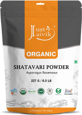 Just Jaivik Organic Shatavari Powder, USDA Organic, 1/2 Pound / 227g(227 g)