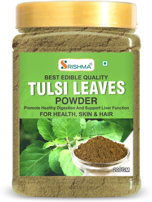 Srishma Tulsi Leaves Powder | For Health, Skin & Hair | No Added Preservative(200 g)