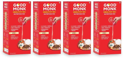 Good Monk Healthy 50+Nutrition Mix|Energy & Bone Health|Multivitamin,Probiotic,Ashwagandha(4 x 30 No)