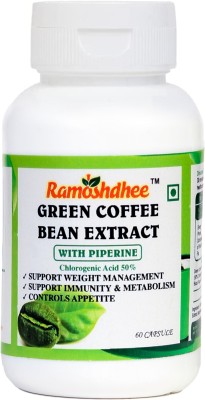 Ramoshdhee Green Coffee Bean Extract Capsule Promote Body Metabolism & Help Improve Immunty(60 Capsules)