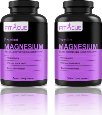 Fitcue Chelated Magnesium Glycinate Citrate Tablets (H257)(2 x 60 Tablets)