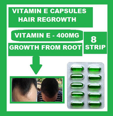 gementis VITAMIN E 400 I.U FOR HAIRS REGROWTH CAPSULE (8*10CAPSULE)(8 x 10 Capsules)