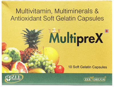 Multiprex Multivitamin, Multimineral & Antioxidant | Advanced formula for Strong Immunity(6 x 10 Capsules)