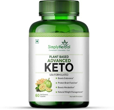 Simply Herbal Keto Capsule with Garcinia Cambogia for Weight management(60 Capsules)