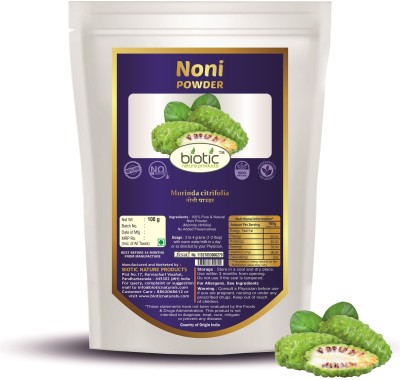 biotic Noni Powder (Morinda citrifolia) Noni Fruit Powder - 100g(100 g)