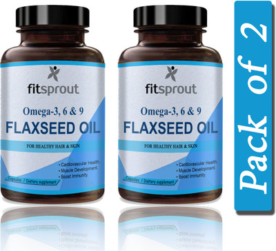Fitsprout Flaxseed extract Capsules Omega 369 (D197)(120 Capsules)