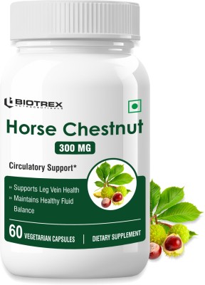 BIOTREX NUTRACEUTICALS Horse Chestnut 300mg - 60 Veg Capsule(60 No)