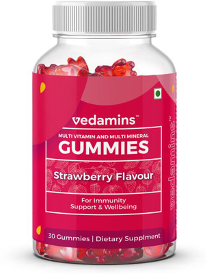 vedamins Multivitamin Gummies for Kids and Adults(30 x 0.03 No)