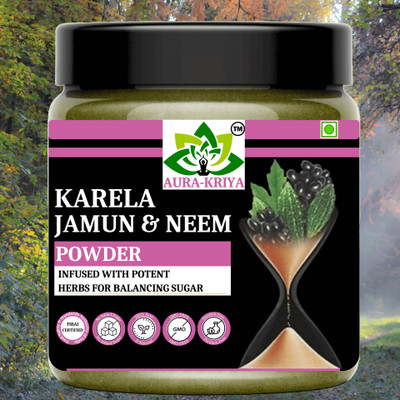 Aura Kriya Karela Jamun Powder - For Maintaining Blood Sugar Levels(400 g)