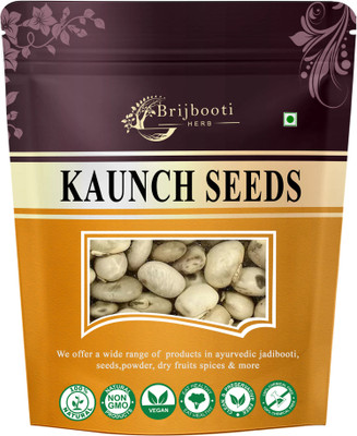 BrijBooti White Kaunch Seeds | Kaunch Beej | Mucuna Pruriens | Cowhage (Raw)(200 g)