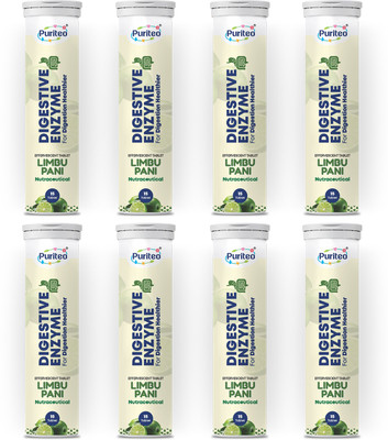 puriteo DIGESTIVE ENZYME EFFERVESCENT LIMBUPANI_08(8 x 15 Tablets)