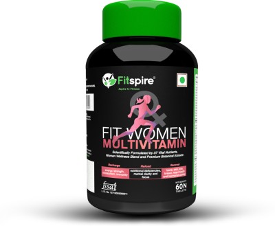 Fitspire Fit Women Multivitamin Tablets | health supplement for women(60 Tablets)