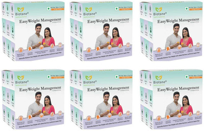 Biotane EasyWeight Management Powder 6 Pack | Appetite Control | Orange Flavour(6 x 100 g)