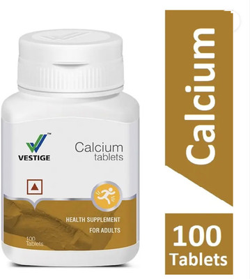 Vestige Calcium 100 Tablets (for joint pains & bone health )(100 Tablets)