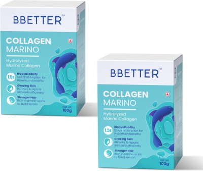 BBETTER Collagen Supplements For Women & Men Pack of 2(2 x 100 g)