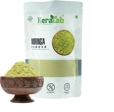 KERALAB Moringa Leaf Powder | Herbal Nutrition for Energy & Immunity(400 g)