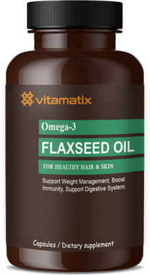 Vitamatix Flaxseed extract Capsules Omega 3 (G102)(60 Capsules)