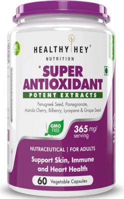 HealthyHey Nutrition Super Antioxidant Potent Extract(60 Capsules)