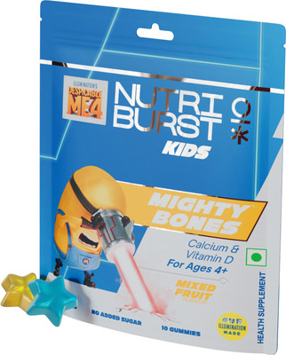 Nutriburst Minions Mighty Bones Kids Gummies(10 No)