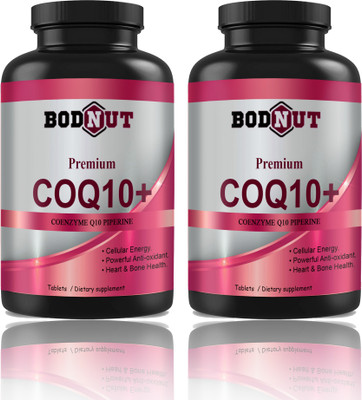 Bodnut 120mg Coenzyme Q10 Tablets with Piperine (H239)(120 Tablets)