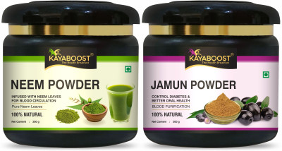 KAYABOOST Neem, Jamun Powder - For Maintaining Blood Sugar Levels(2 x 200 g)