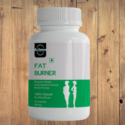 ACTIWOW Fat Burner Reduce weight & Fat loss supplements for Womens & Mens_TYGH(60 Capsules)