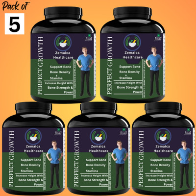 Zemaica Healthcare Perfect Growth Capsules Pack Of 5(5 x 30 Tablets)