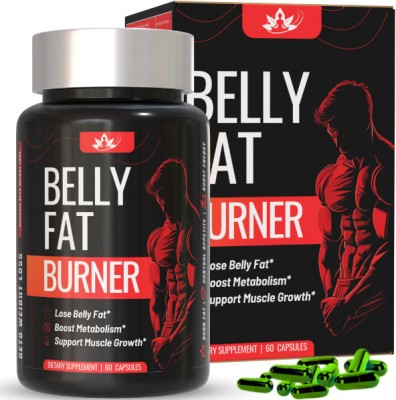 DIVYA SHAKTI AYURVEDA Belly Fat Burner - Metabolism booster & weight loss supplement For men and Women(60 Capsules)