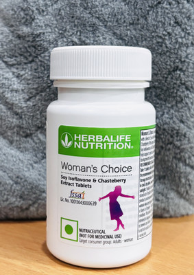Herbalife Nutrition Woman's Choice Tablet. With Soy Isoflavone and Chasteberry Extract(30 Tablets)