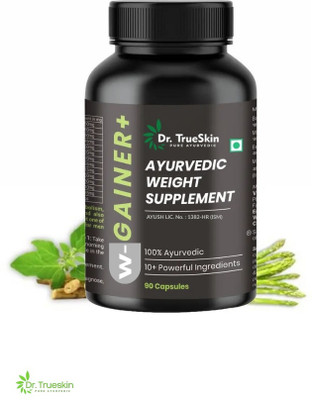 Dr. Trueskin W-Gainer+ Capsules for Enhanced Muscle Tone Power(90 Capsules)