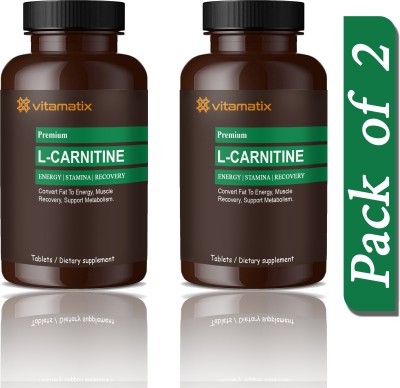 Vitamatix L Carnitine L Tartrate - Fat Burner Tablets (H208)(2 x 60 Tablets)