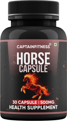 CaptainFitness Horse Capsule| Energy, Strength & Stamina-(39)(30 Capsules)