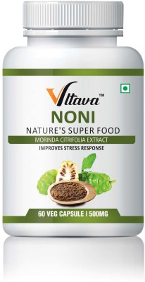 VLTAVA Noni Ayurvedic Capsules | Body Detoxifier Mind Power Booster For Men women(60 Capsules)