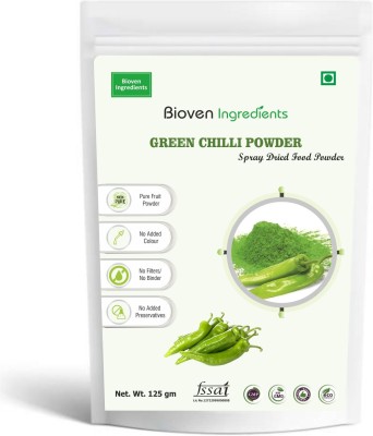 Bioven Ingredients Green Chilli Powder-125gm(125 g)