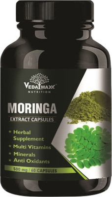 VEDA MAXX Vedamaxx Moringa Capsules Source of Vitamins 500mg(60 Capsules)