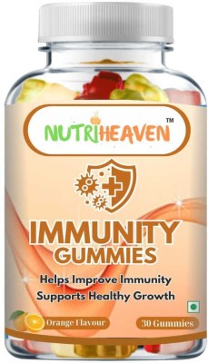 NUTRI HEAVEN Immunity Gummies,Helps To Improve Immunity,Supports Healthy Growth(30 No)