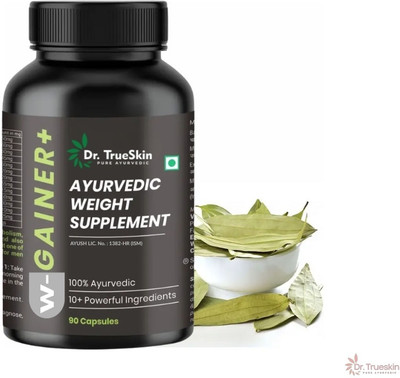 Dr. Trueskin W-Gainer+ Capsules Herbal Appetite Gain Bulk(90 Capsules)
