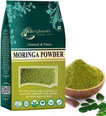 BrijBooti Organic Moringa Powder | Moringa for Immunity, Digestion & Energy |(400 g)