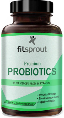 Fitsprout Probiotic Supplement 30 Billion Cfu Tablets (D121)(60 Tablets)