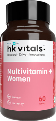 HEALTHKART HK Vitals Multivitamin Plus Women, for Energy, Joints, Skin & Hair(60 Tablets)
