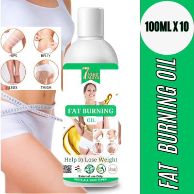 7Herbmaya Active Slim Natural Oil for Improved Body Contouring and Skin Tightening(10 x 100 ml)