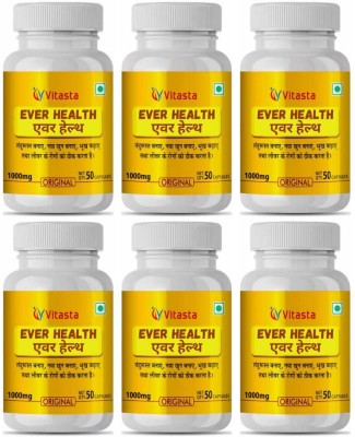 VITASTA Ever health ayurvedic supplement for weight gain and health gain(6 x 50 Capsules)