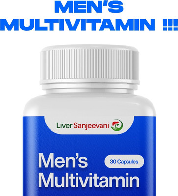 Liver Sanjeevani Men's Multivitamin Supplement for Daily Energy | Helps in Immunity Support(30 Tablets)